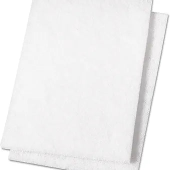 198 White Light Duty Scouring Pads - Janitorial Outlet