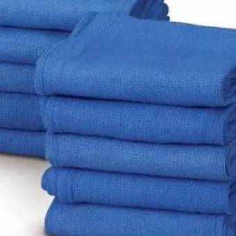 Blue window towels - Janitorial Outlet