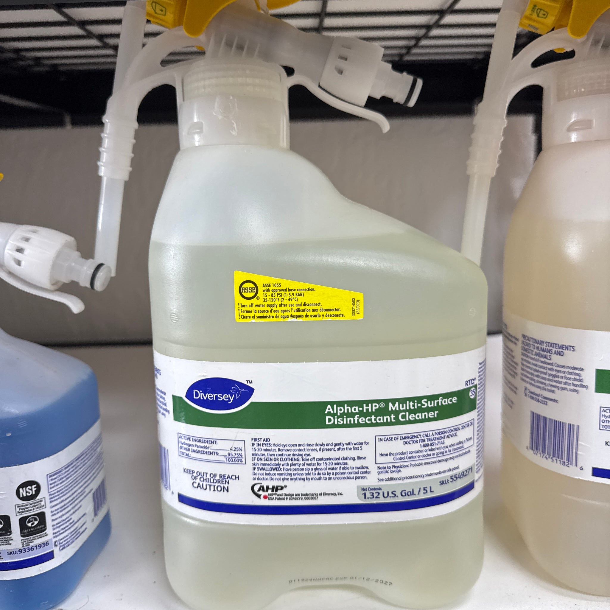 Diversey Alpha-HP Multi-Surface Disinfectant Cleaner