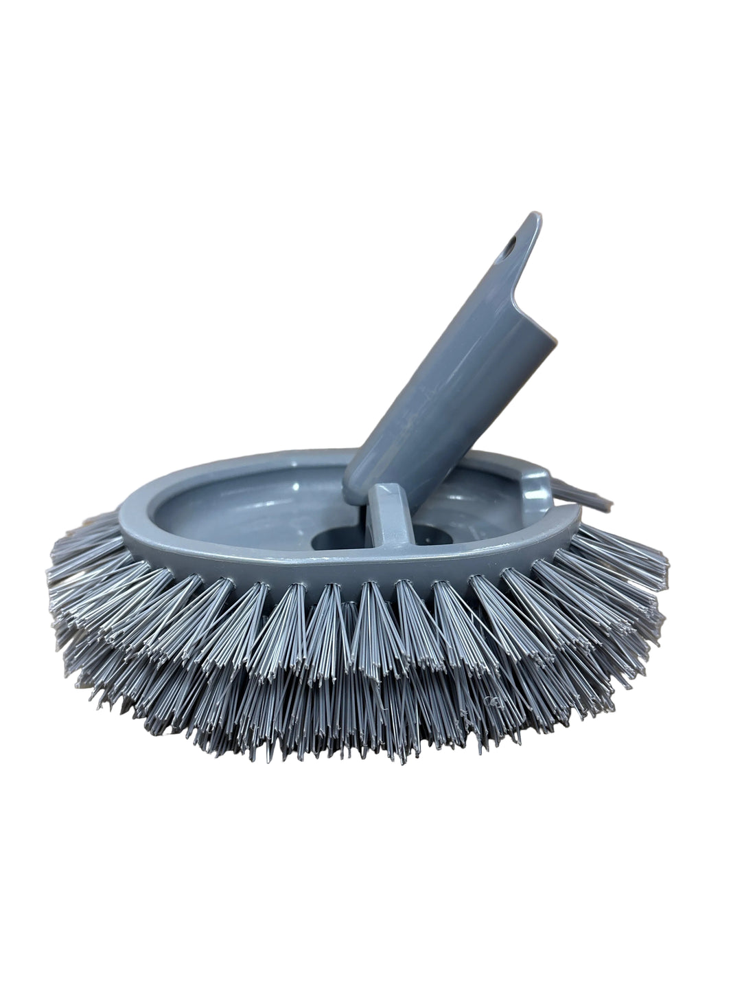 Swivel shower brush gray