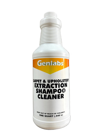 Carpet & Upholstery Extraction Shampoo Cleaner Quart