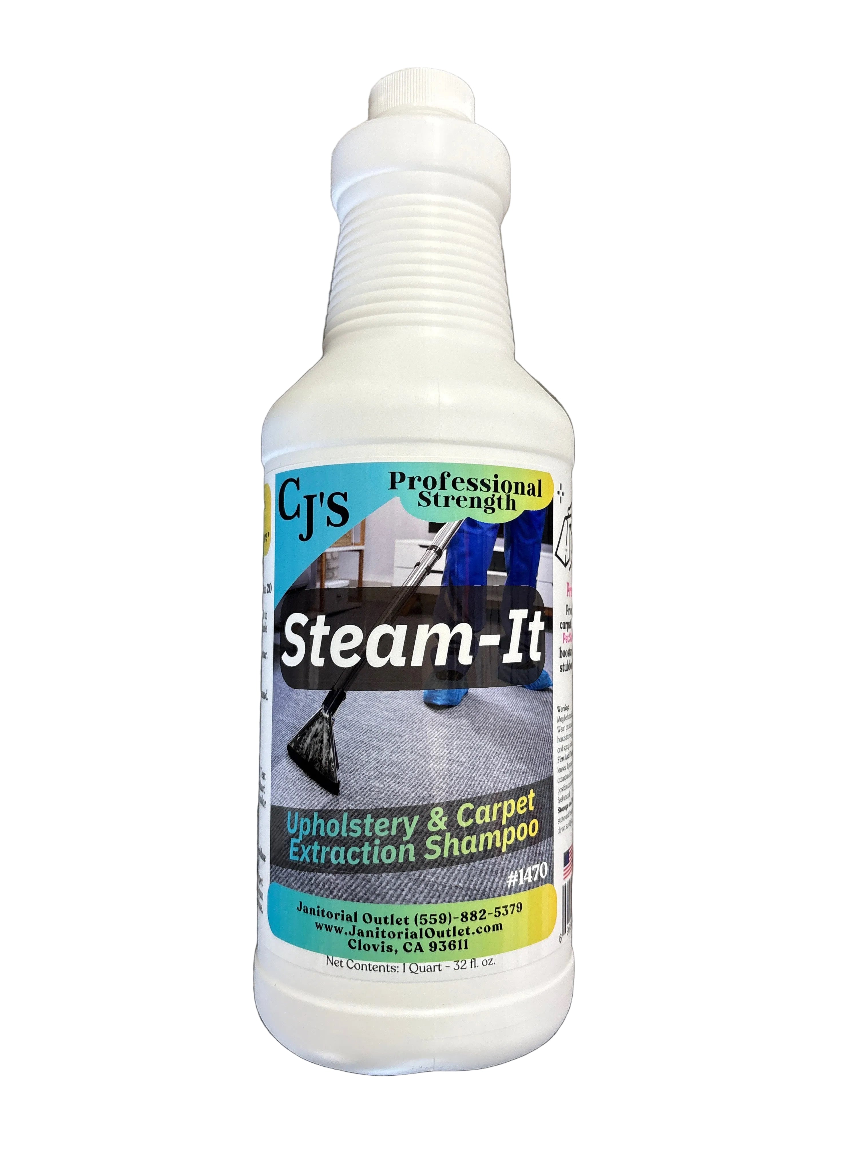 CJ’s Carpet & Upholstery Extraction Shampoo Cleaner Quart