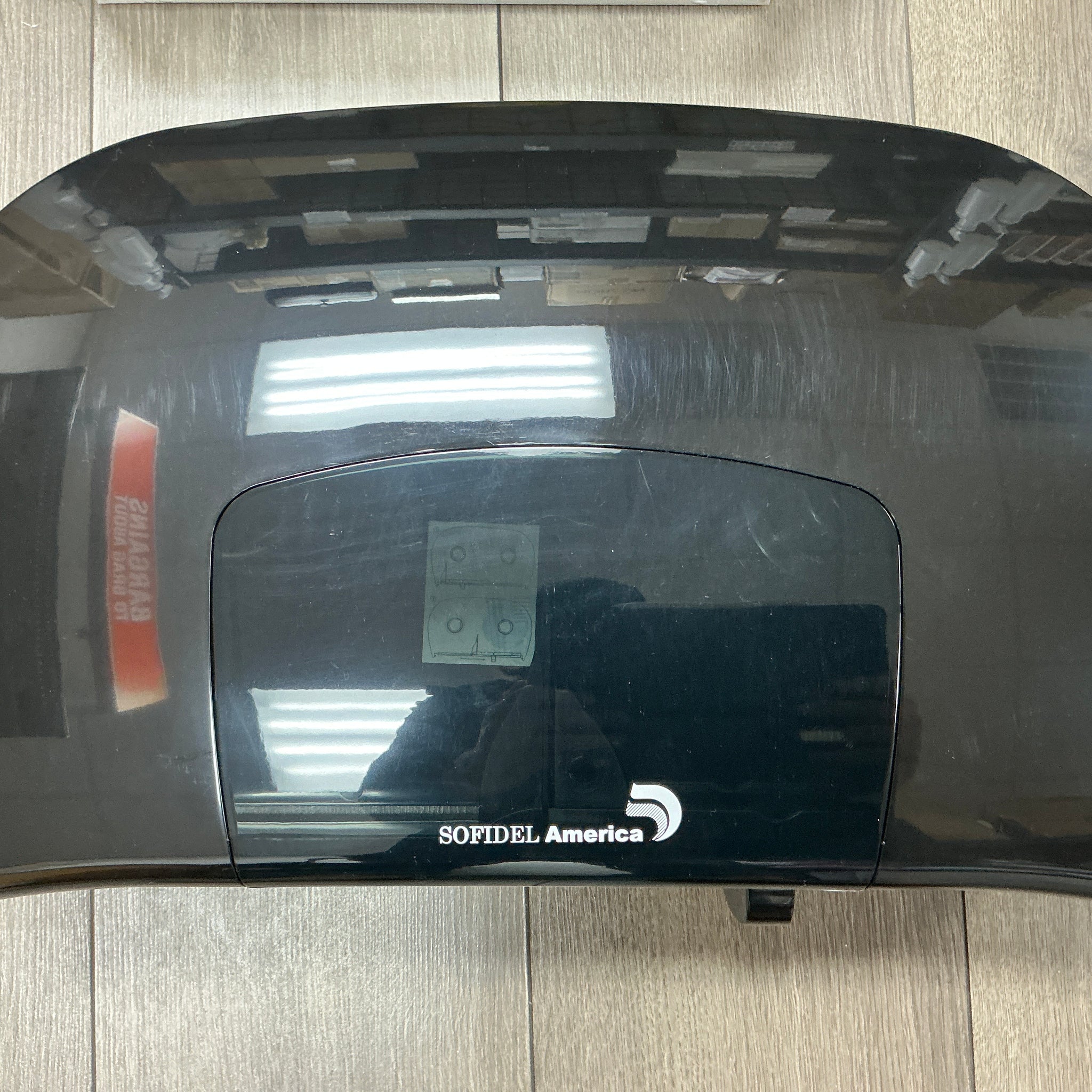 Jumbo jr toilet paper dispenser (Black)