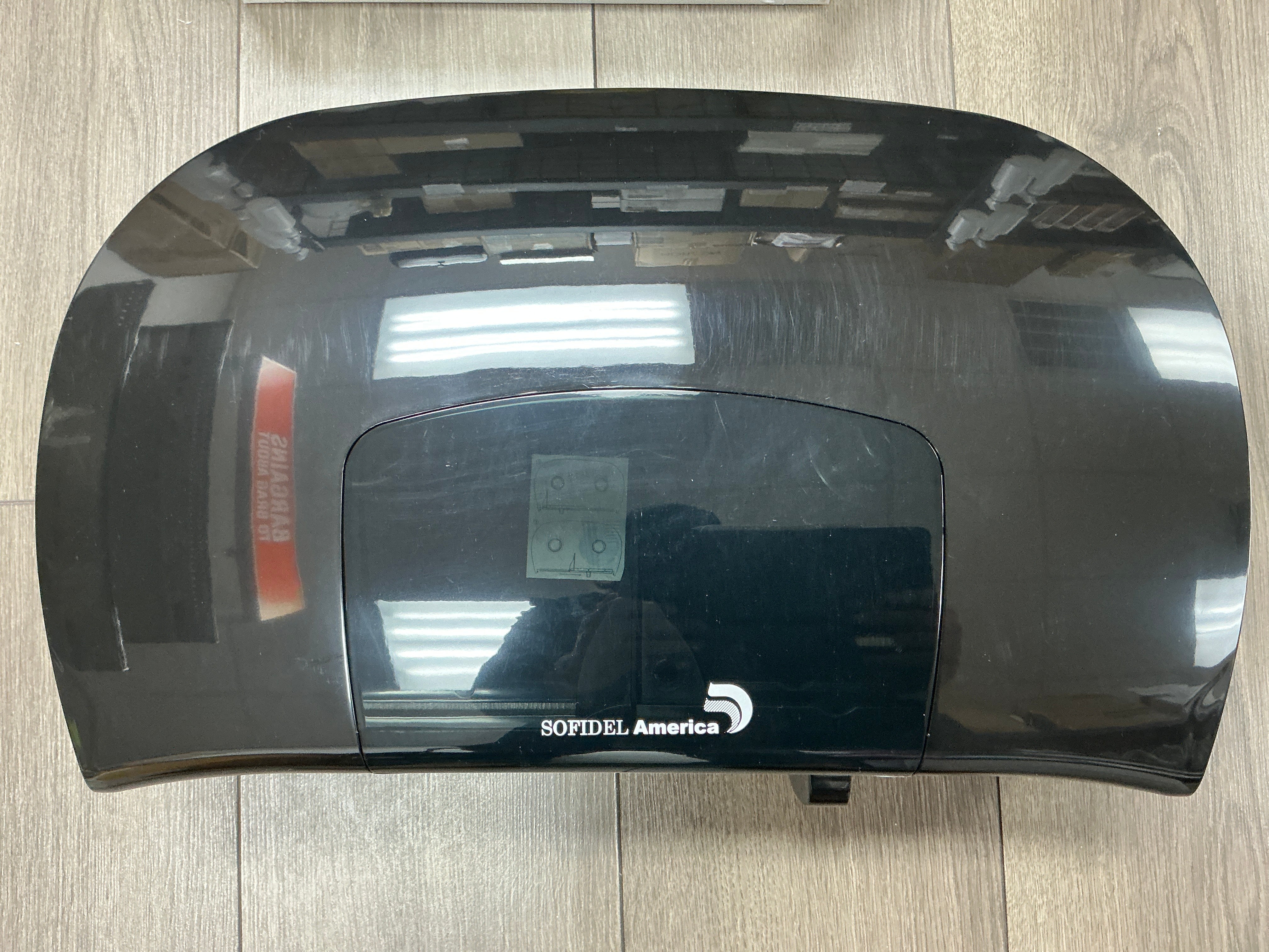 Jumbo jr toilet paper dispenser (Black)