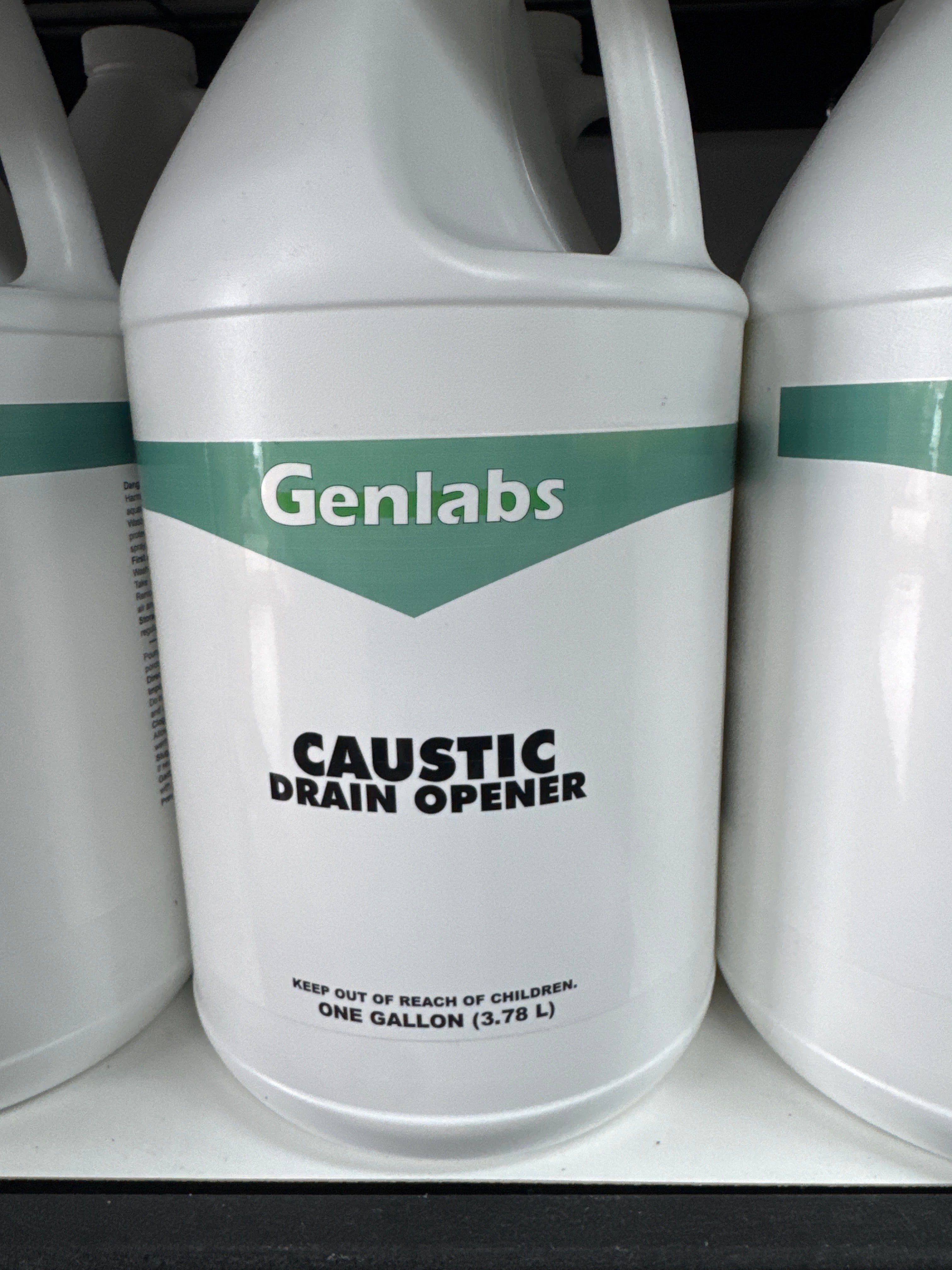 Caustic Drain Opener Gallon