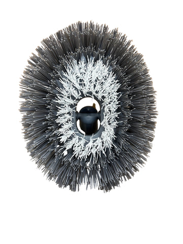 Swivel shower brush gray