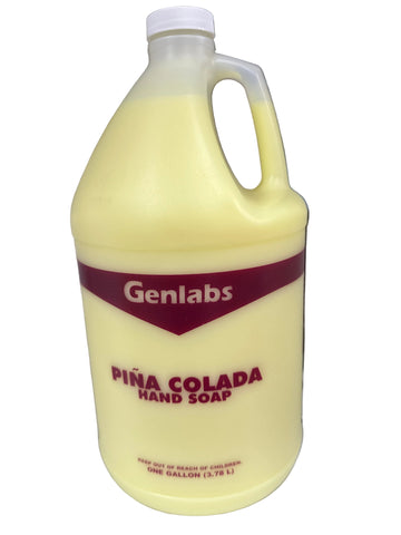 Pina colada hand and body wash gallon