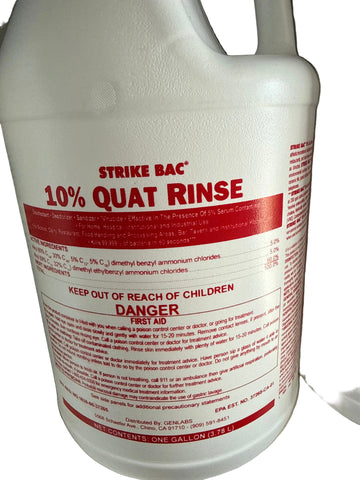 10% Quat Rinse Gallon