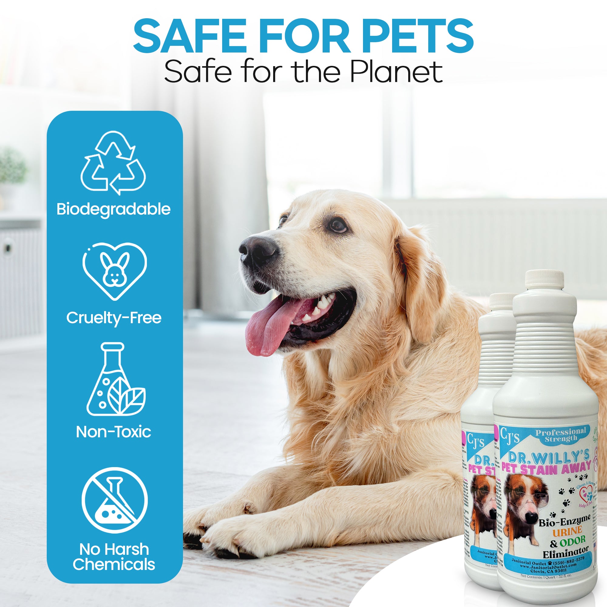 Dr. Willy’s Pet Stain Away Quart