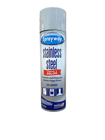 Stainless steel polish can