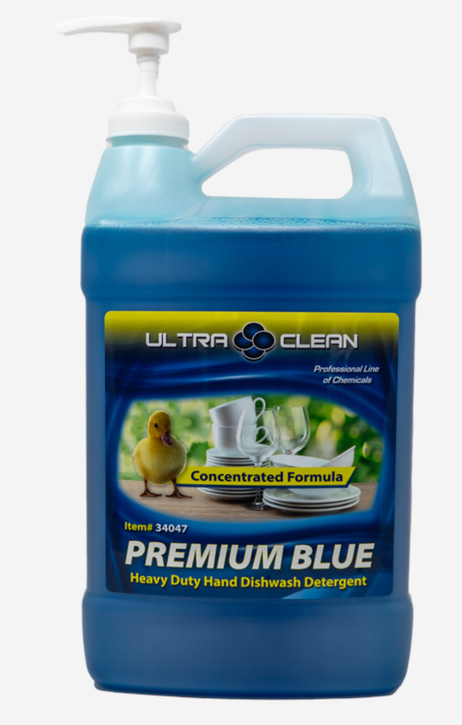 Premium Blue Dishwash Gallon - Janitorial Outlet