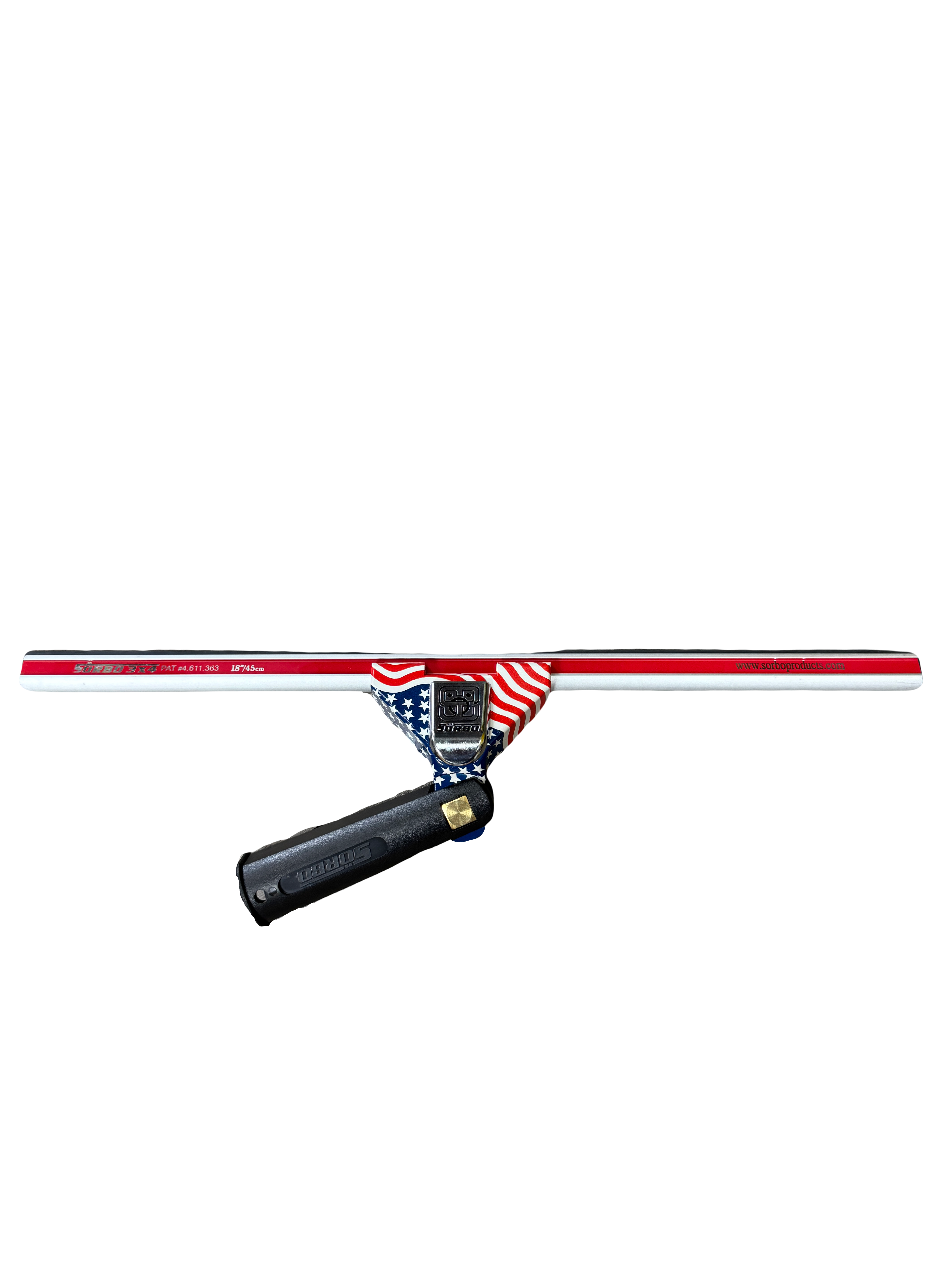 Sorbo American flag 18 inch squeegee and handle