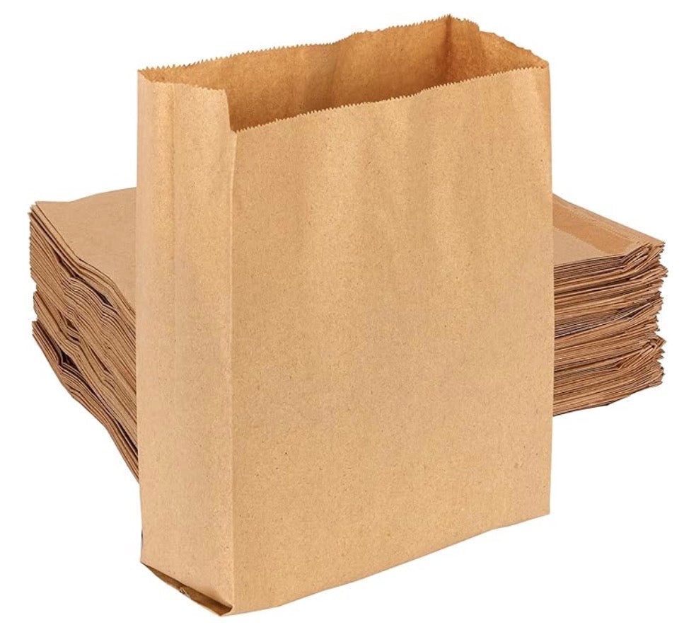 Waxed Kraft Feminine Hygiene Liner Bag