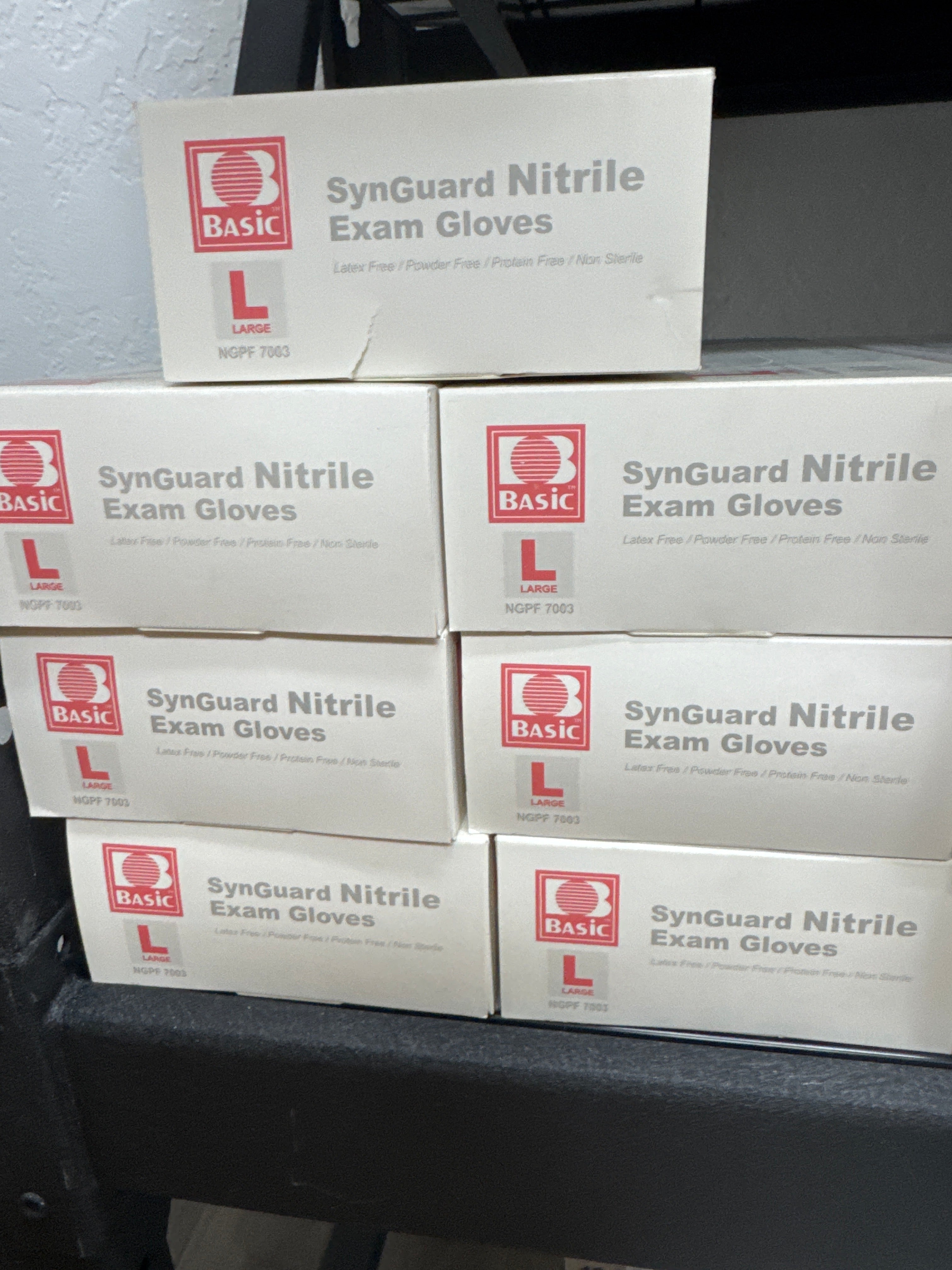 Large Nitrile Gloves box 100ct