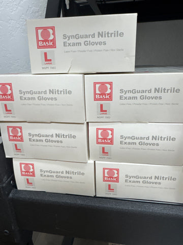 Large Nitrile Gloves box 100ct