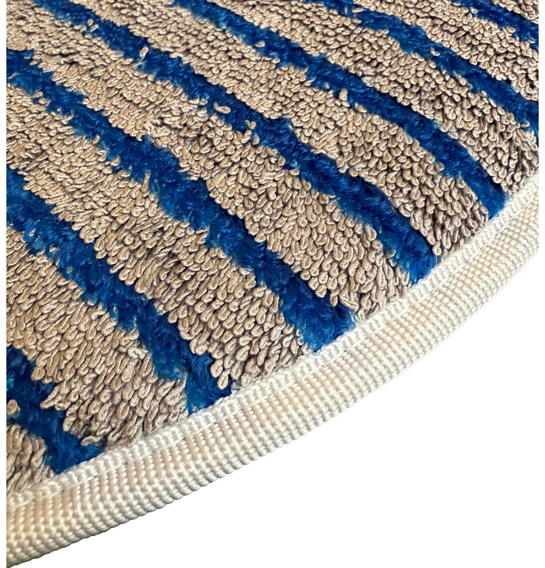 Gray Microfiber Carpet Bonnet with Scrub Strips