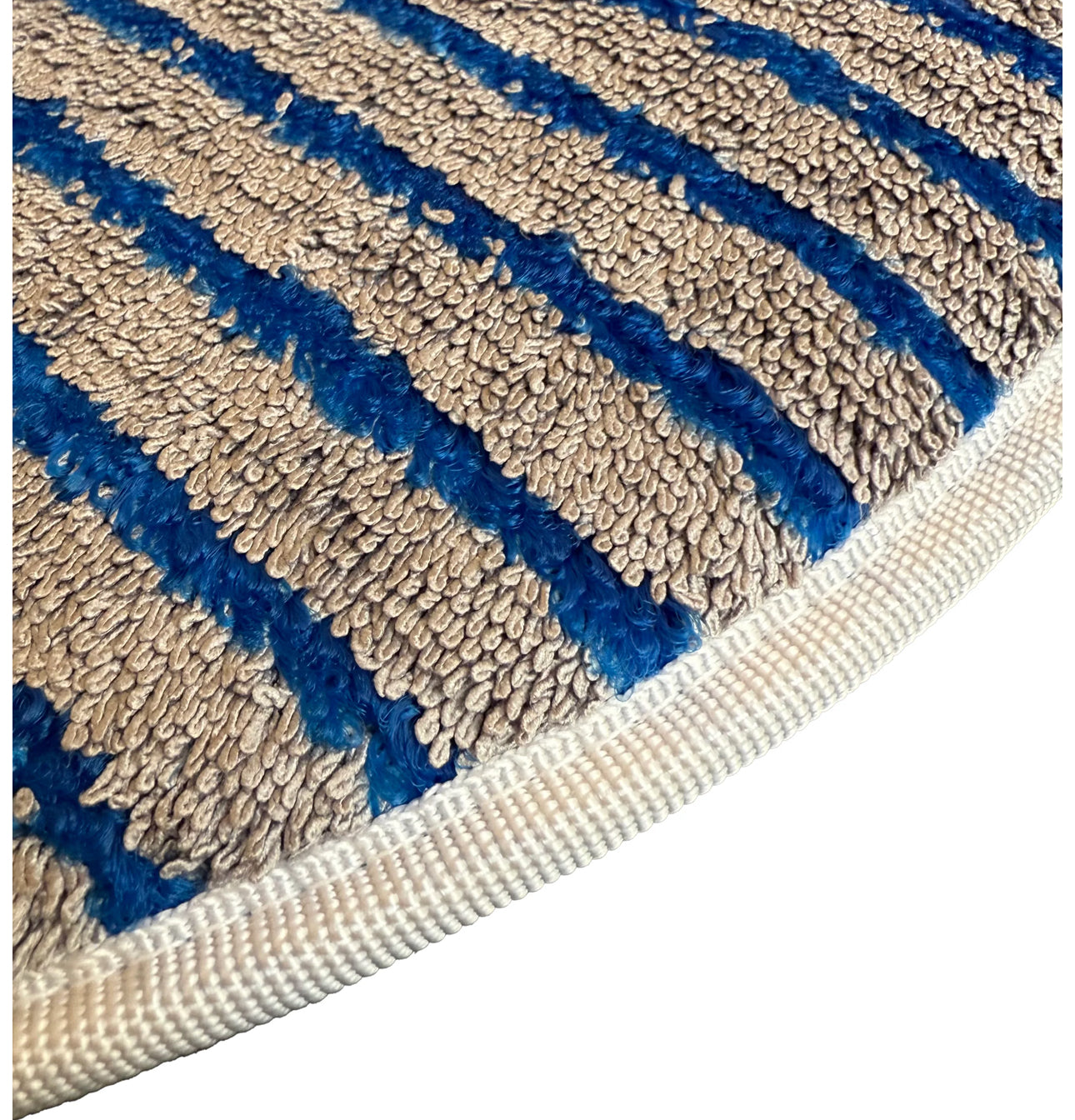 Gray Microfiber Carpet Bonnet with Scrub Strips