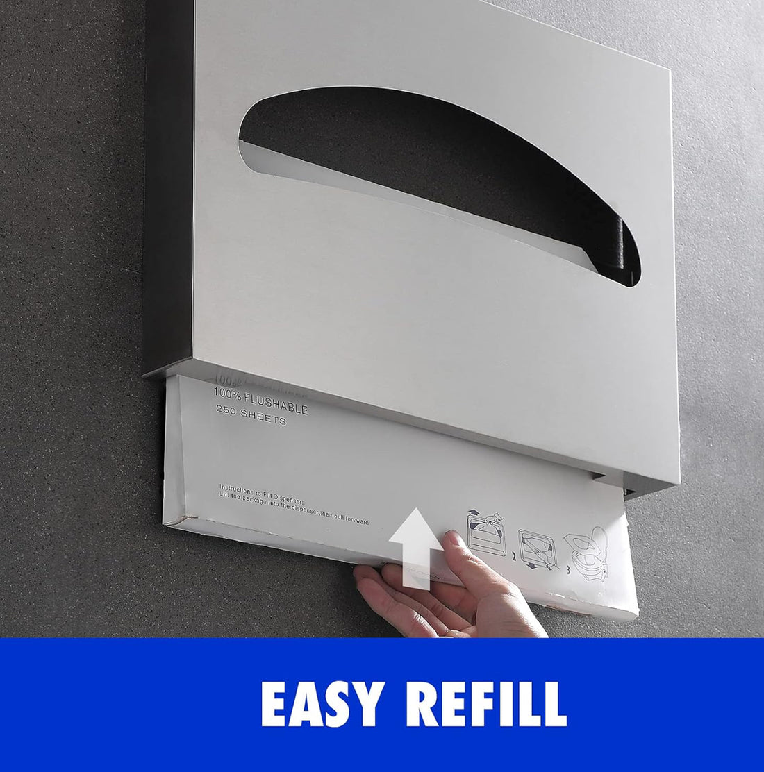 Stainless Steel Seat Cover Dispenser