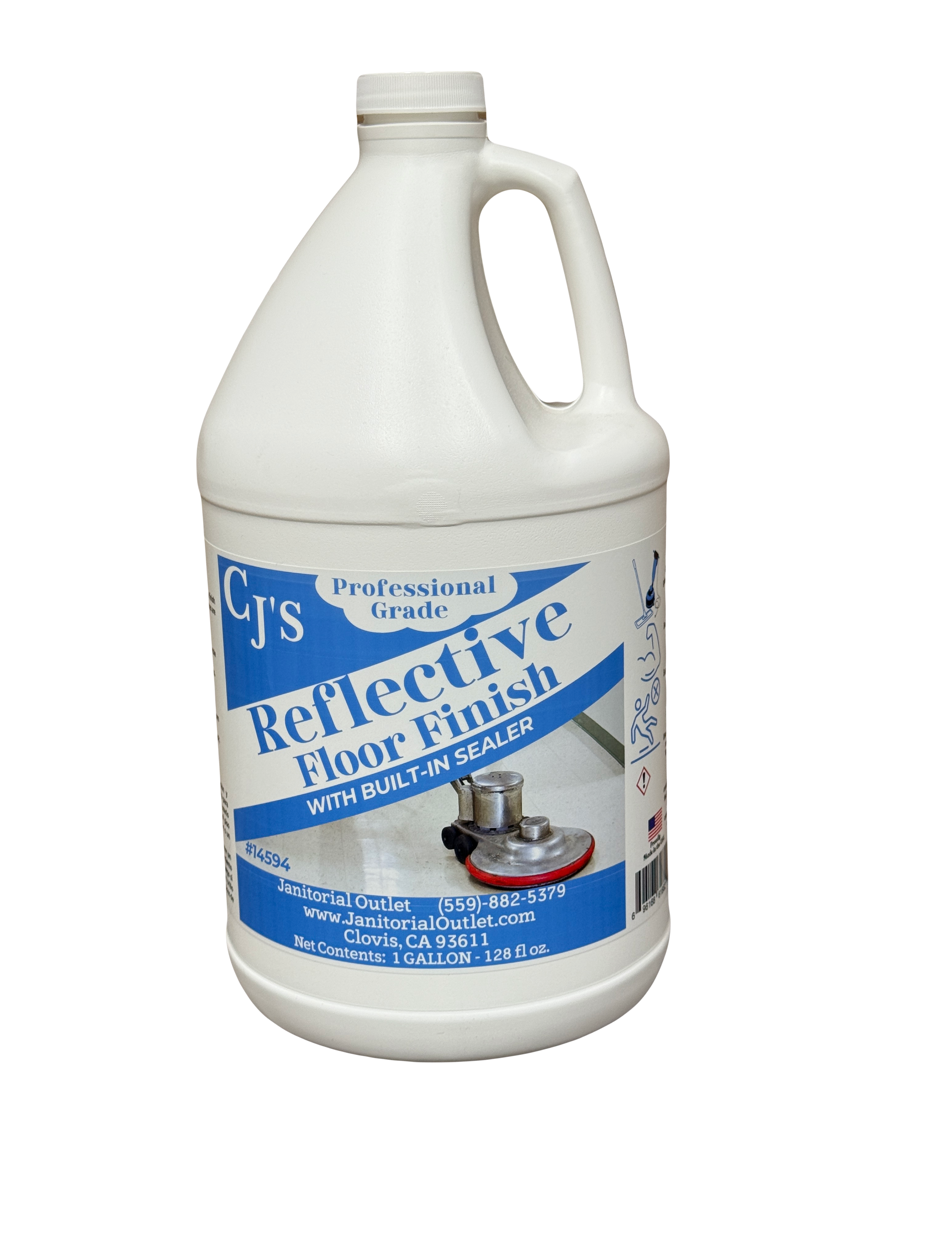 CJ’s Reflective Floor Finish floor wax