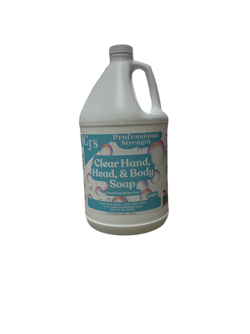 CJ's Hand, Head & Body Soap Clear Gallon